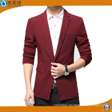 2017 primavera hombres Blazers algodón moda outwear Casual Blazer